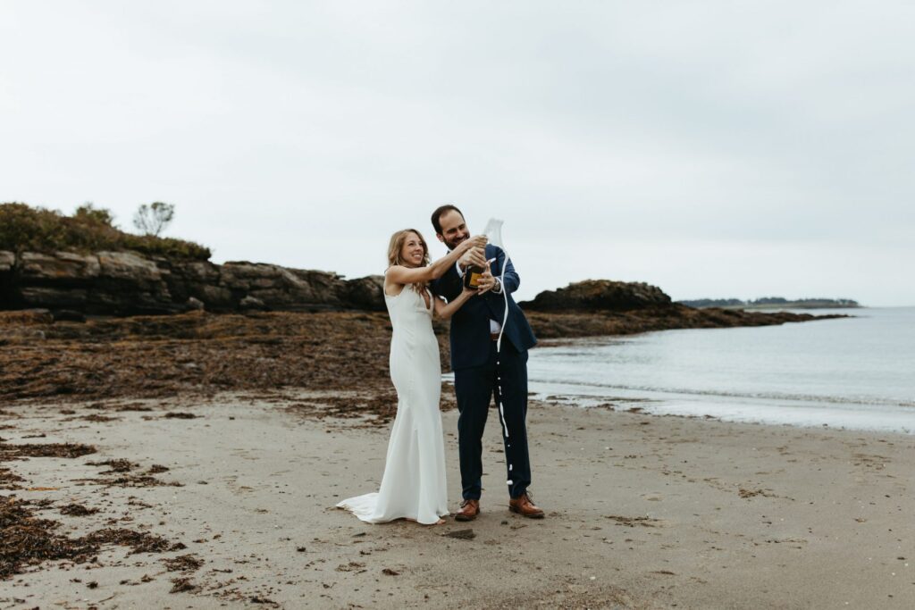 Two Lights State Park Elopement near Portland, Maine