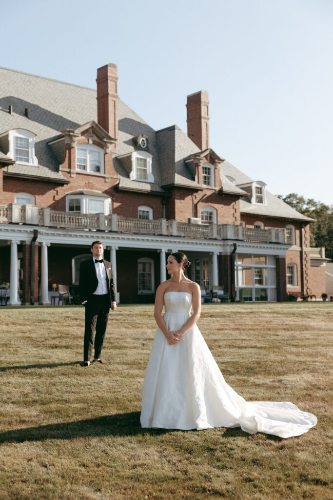 Bar Harbor estate wedding at La Rochelle of the Bar Harbor Historical Society